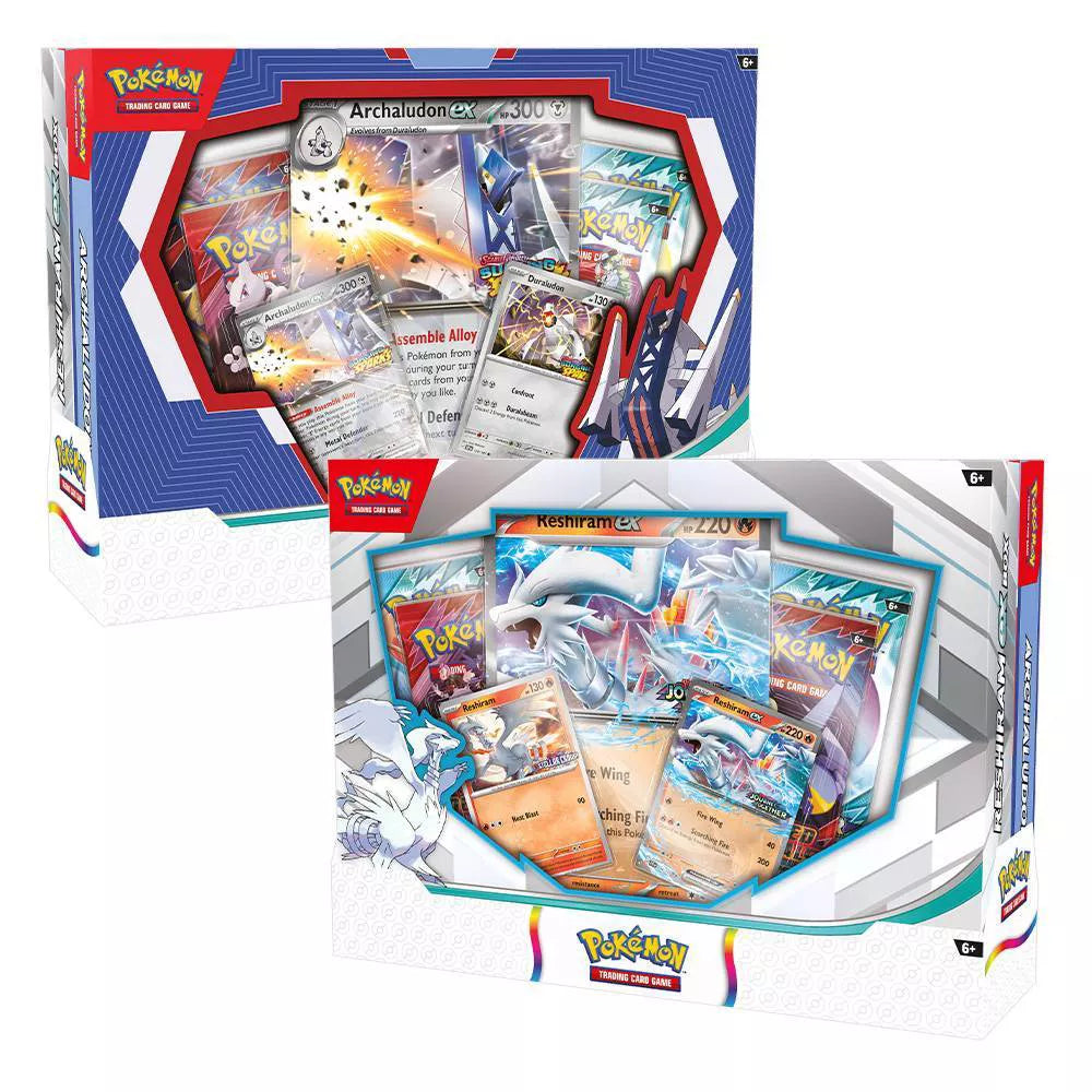Archaludon ex & Reshiram ex box