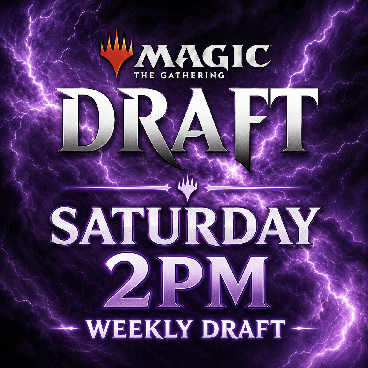 Saturday 2PM STANDARD Draft! (Weekly event)