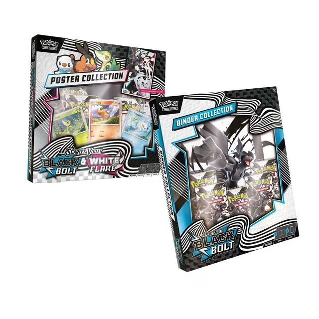 Black Bolt Binder & Unova Poster Collection