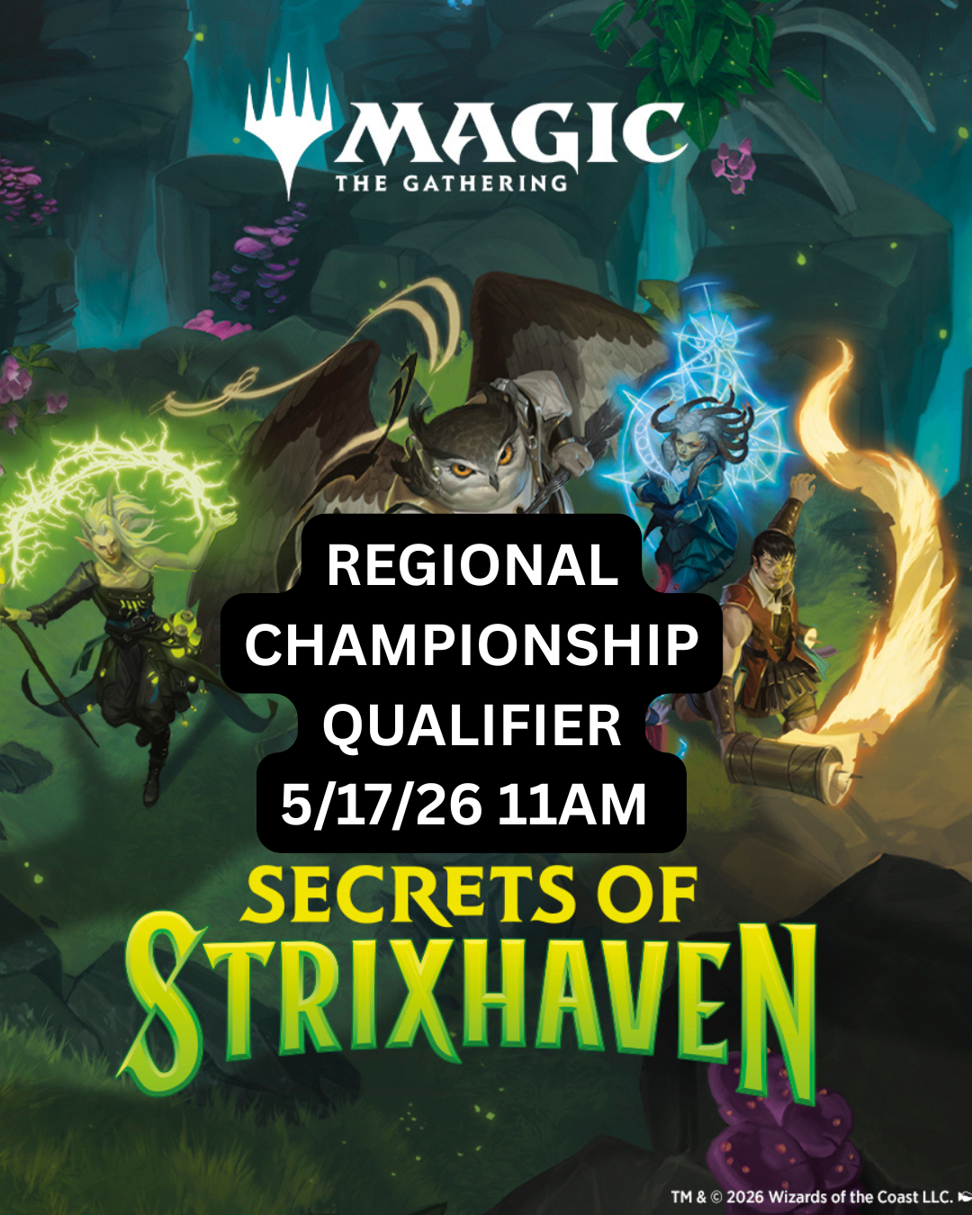 Strixhaven SEALED RCQ 5/17/26 11AM START
