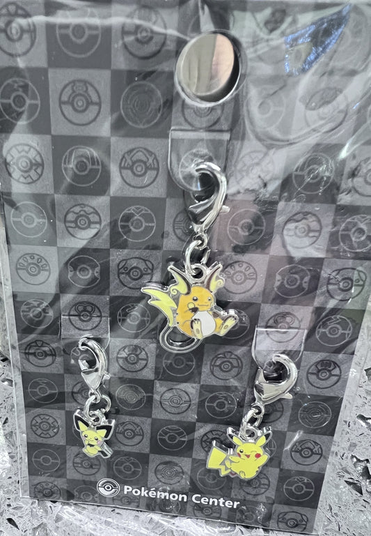Pikachu Metal Key Chain Charms