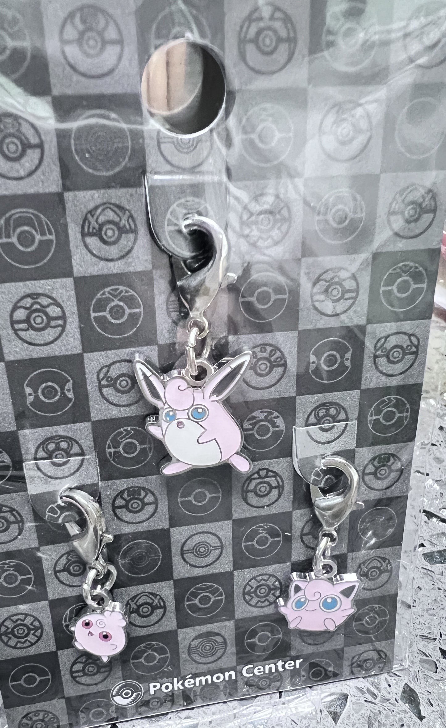 Jigglypuff Metal Key Chain Charms