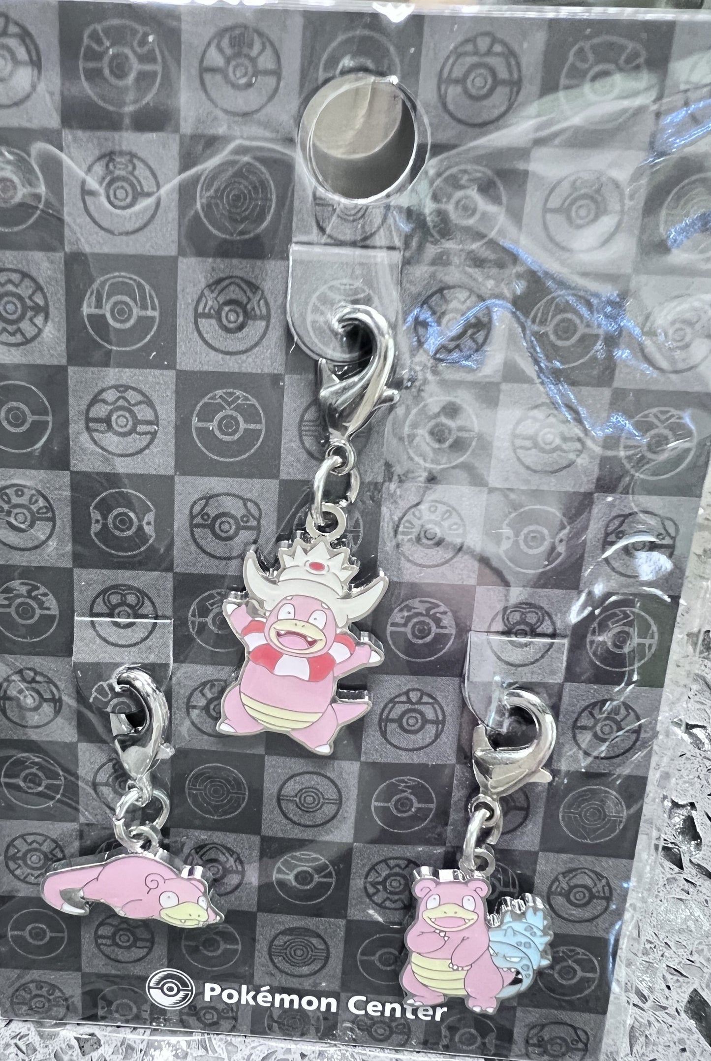 Slowpoke Metal Key Chain Charms