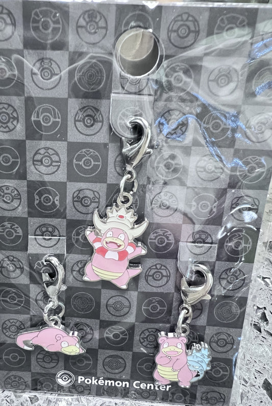 Slowpoke Metal Key Chain Charms