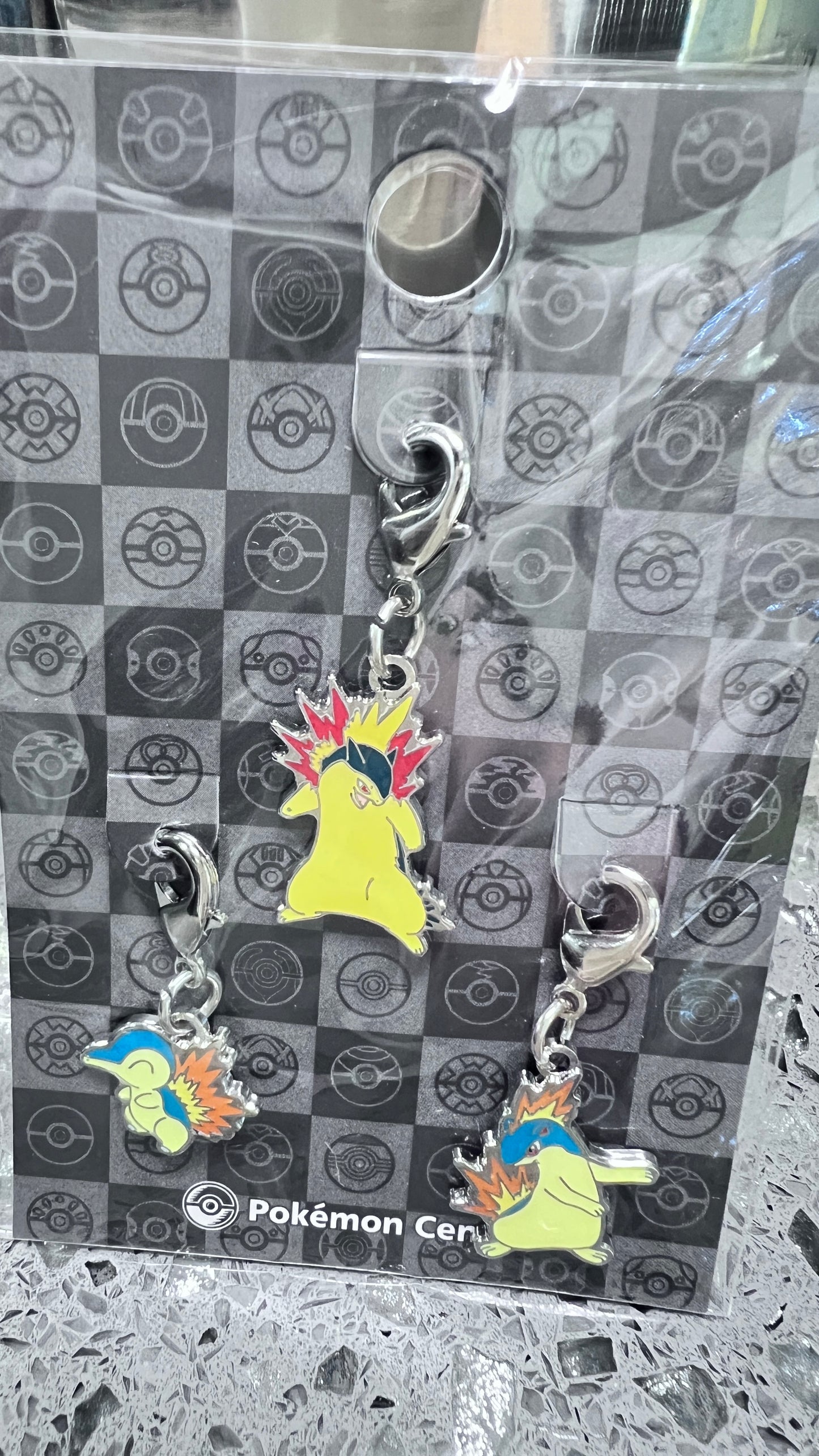 Cyndaquil Metal Key Chain Charms