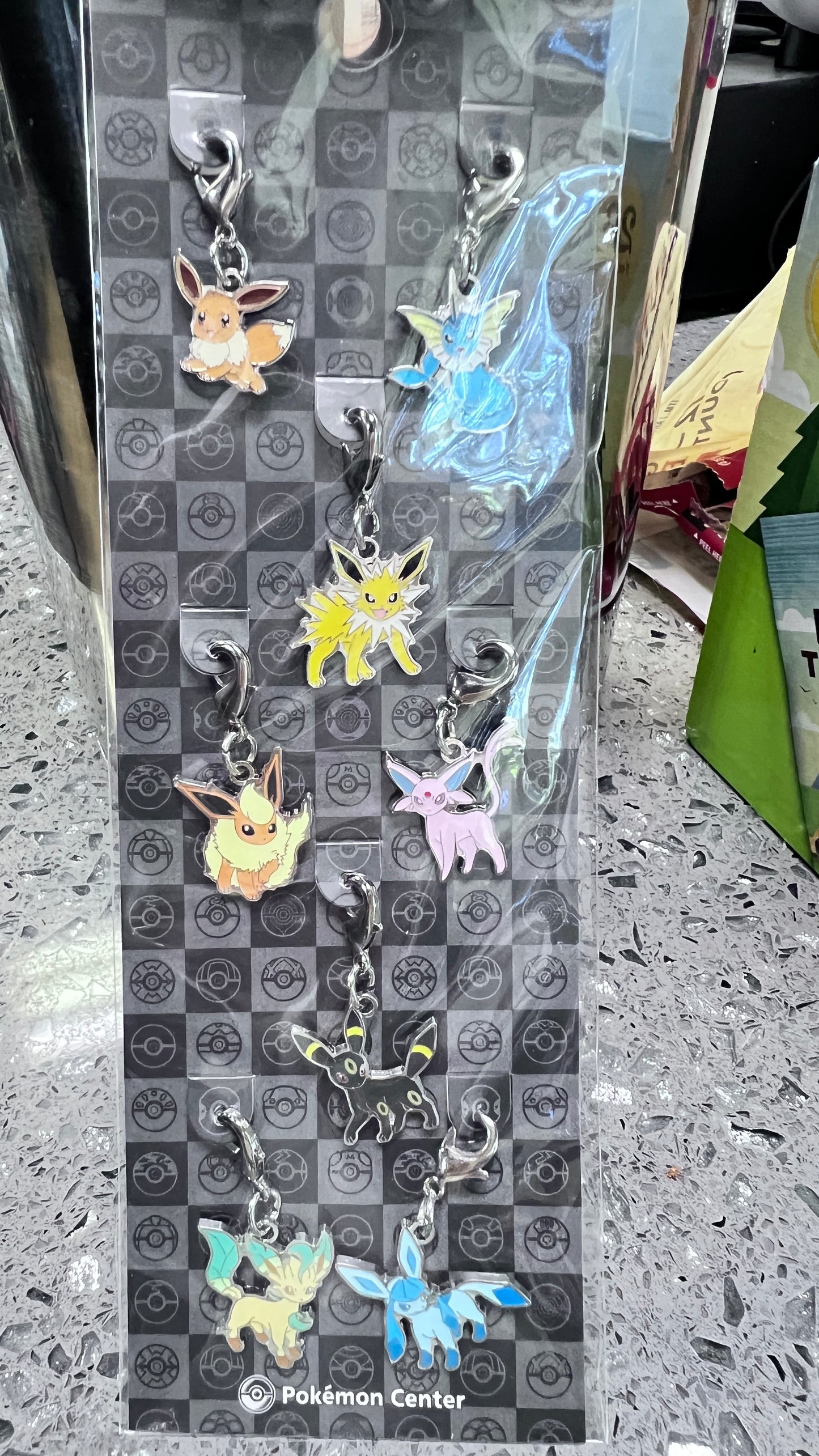 Eevee Metal Key Chain Charms