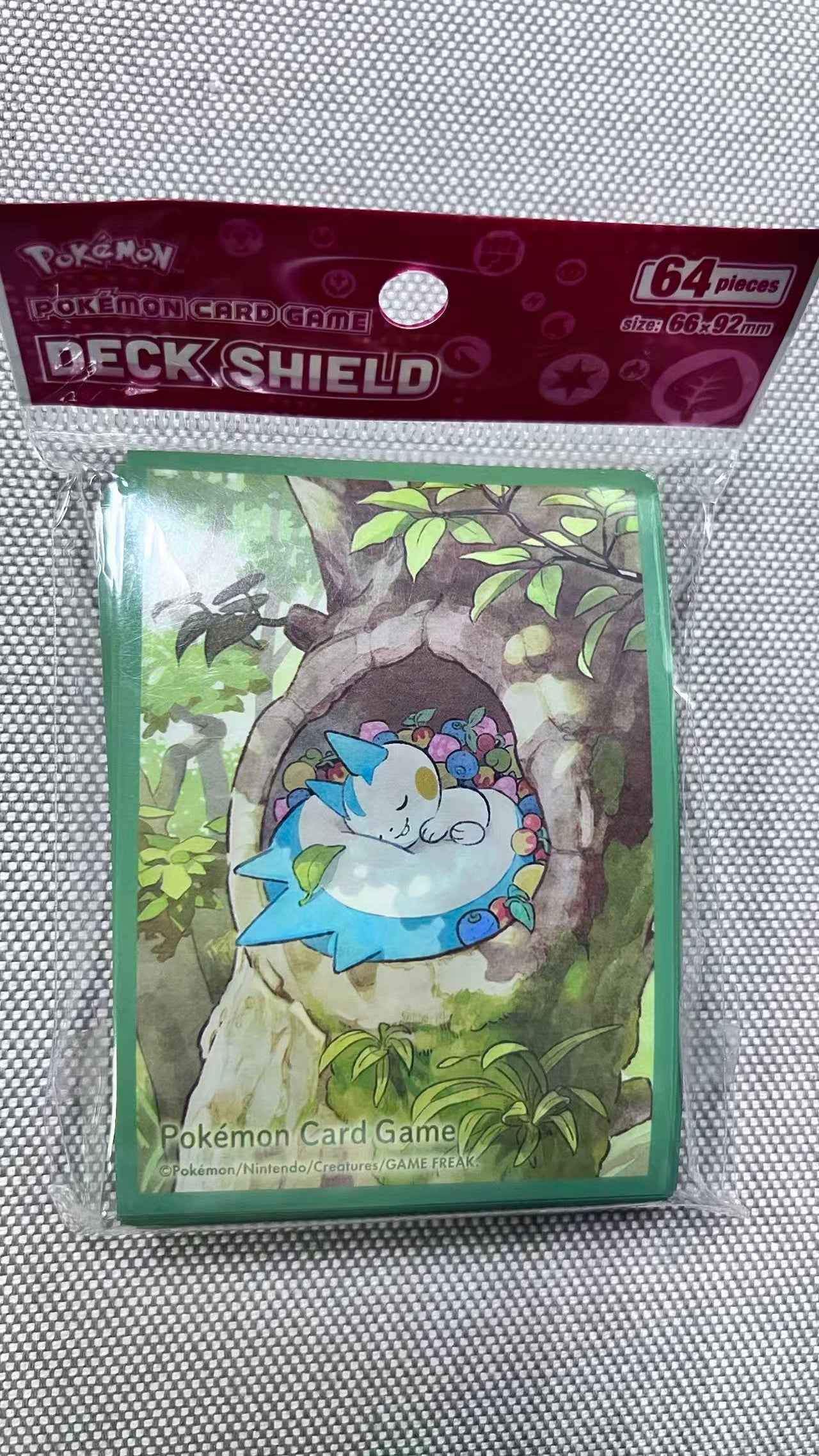 Sleeping Pachirisu TCG 64 Card Sleeves
