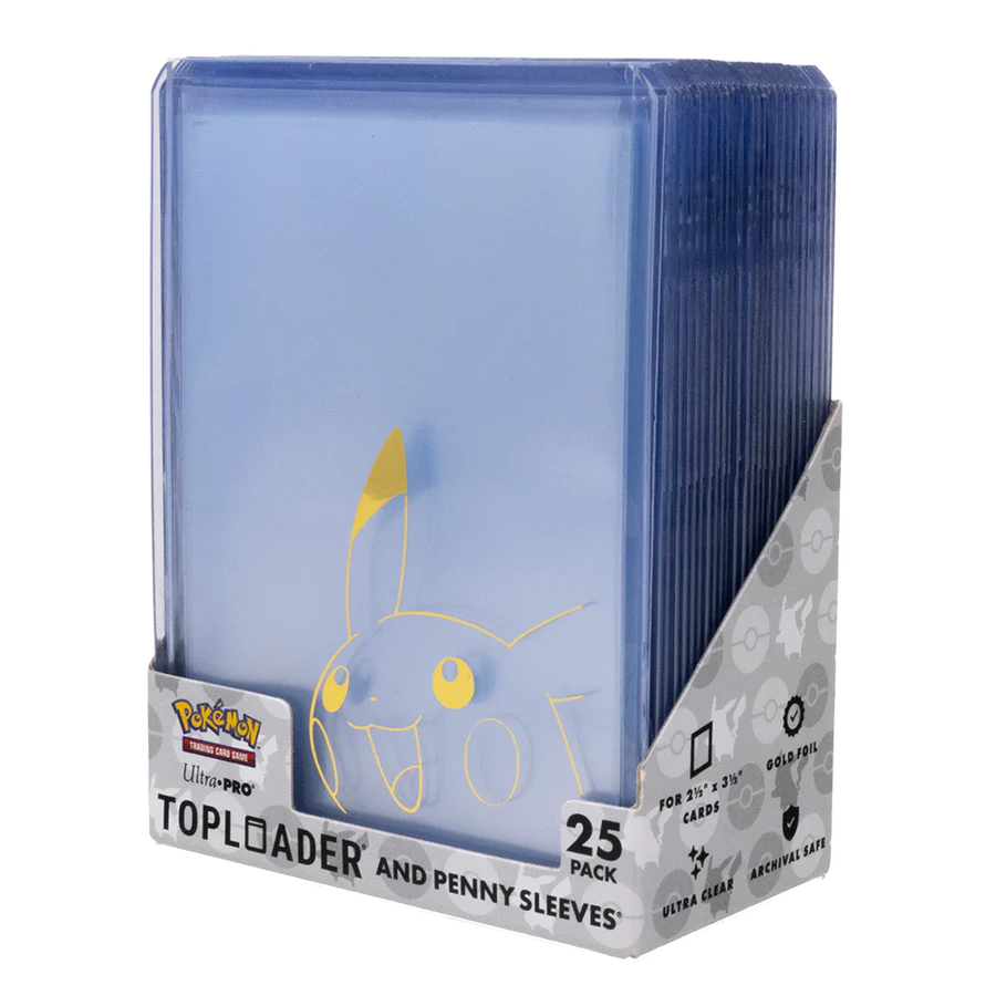 Pikachu Toploader and Penny Sleeves (25 pack)