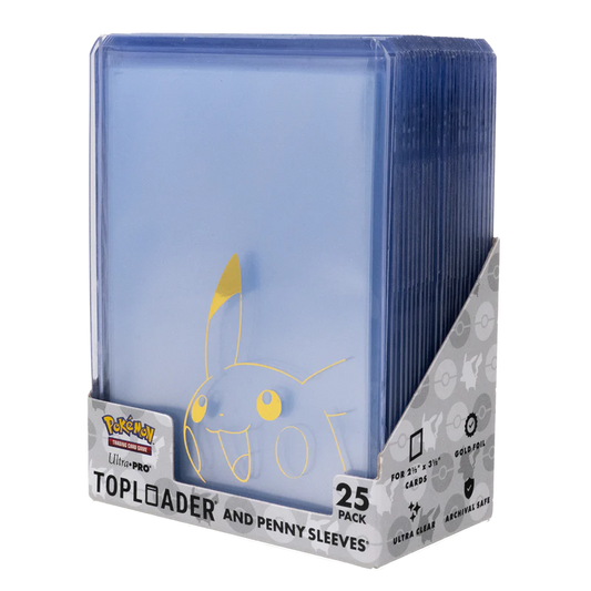 Pikachu Toploader and Penny Sleeves (25 pack)
