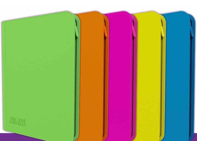 9 Pocket Zippered Binder - Arcane Fortress